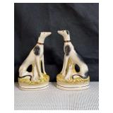 Pair of Vintage Staffordshire Ware Dogs