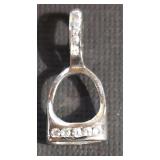 .925 Stirrup Charm - 1.28 Gram