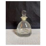 Clear Glass Bell-Shaped Decanter