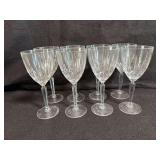Set of eight glasses/goblets by Marquis by Waterford