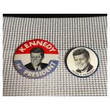 Vintage John F. Kennedy for President Campaign Buttons