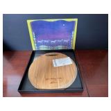 Bamboo Cutting Board (NIB) and Glass Cutting Board