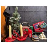 Various Christmas decorations