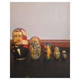 General Grant 5 Pc Nesting Dolls Set