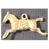 14K Gold Horse Pendant - 2.4 Grams