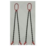Pair 7 ft Double Legs Lifting Chain Sling