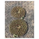 pair of 5/16' 20 Ft. G70 Chains