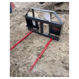 Landhonor Skid Steer Bale Spear Attachment