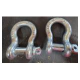 Pair Landhonor 7/8' Anchor Shackle