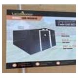 Landhonor 8ft x 10ft Galvanized Apex Roof Metal Shed