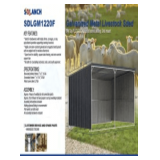 Galvanized Metal Livestock Shed