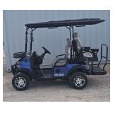 SDLanch 4 Passenger Golf Cart - Blue