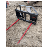 Landhonor Skid Steer Bale Spear Attachment