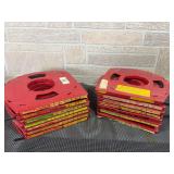 (14) Starrett 3/8” Band Saw Coils (varying lengths left on coils)