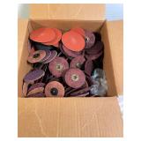 Box of NOS Random Sanding / Grinding Pads of Various Grade and Size