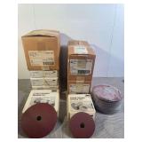 Lot of 3M Type C Coated Arbrasive Grinding Discs 7inx7/8in and 5inx7x8in