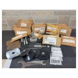 Lot of Flanges, Adapter Nuts, Mandrels, and Misc Parts