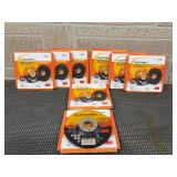 (8) NOS Cubitron II 4.5”x1/4”x7/8” Grinding Wheels (grade 36)