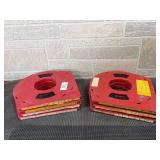 (7) Rolls Starrett Flexible Back Band Saw Coils (1/2”, 3/8”, and 3/16” sizes)