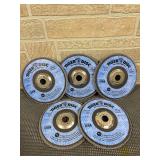 (5) NOS Weiler 7” Tiger Zirconium 60 Grit Flap Discs