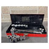 Collection Misc 1/2” Drive SAE Sockets and Ratchet (Wright, Proto, USA)