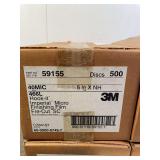 4 Cases of NOS 3M 5in Hookit 40Mic Micro Finishing Film