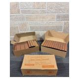 (3) Boxes of Carton Closing Corp 1-1/4” x 5/8” Staples