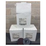 (3) Boxes NOS Scotch-Brite Roloc 3” Surface Conditioning Discs (~75 discs)