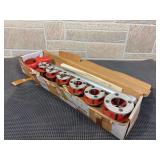 Rigid No. 00-R Drop Head  Pipe Threader Set (1/8” to 1”)