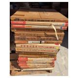 Lot of NOS Steel Band Saw Blade Coils (various lengths remain on coils)