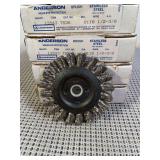 Lot of NOS Anderson Wire Wheel Brushes