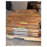 Lot of NOS Steel Band Saw Blade Coils (various lengths remain on coils)