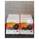 (10) NOS 3M Cubitron II Depressed Center Grinding Grade 36 Wheels T27  (7”x1/4”x7/8”)