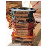 Lot of NOS Steel Band Saw Blade Coils (various lengths remain on coils)