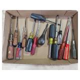 Lot of various screwdrivers