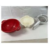 Lot Of Collanders and Strainers