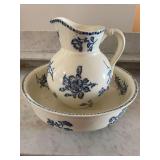 Antique Wash Pitcher and Bowl Marked“Terre De Fer”?