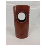 Bamboo Container with a Carved Circular Opening