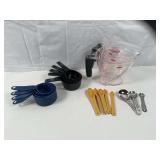 Lot of Kitchen Measuring Cups And Spoons