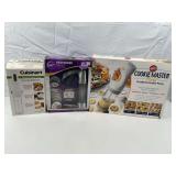 Lot of Wilton Cookie Presses and Cuisinart Electric Cookie Press