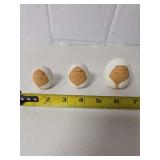 Set of 3 Japanese Sosaku Kokeshi dolls