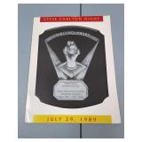 Steve Carlton Night Cy Young Award July 29, 1989 Book