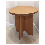 Round Cardboard Table (24” dia; 26” tall)