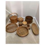 Lot of Wicker Baskets