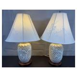 Pair of Blanc de Chine Lamps
