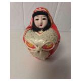 Vintage Japanese Hime Daruma Doll