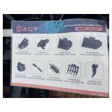 AGT 9 piece Mini Excavator Attachment Set