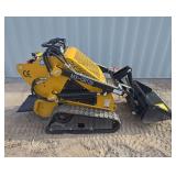 AGT MX-CRT23 walk behind/ride on skid steer loader