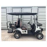 SDLanch SDLGC80 4 seat Golf Cart - White