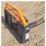 LandHonor Skid Steer Heavy Duty Hydraulic Forks and Frame